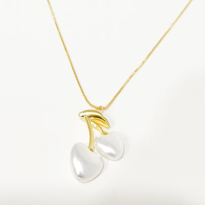 Collar Cerezas Perladas