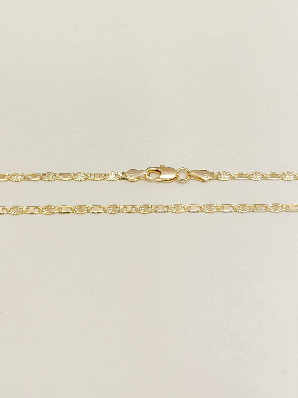 Cadena Laminado Mixta Diamantada 60 Cm