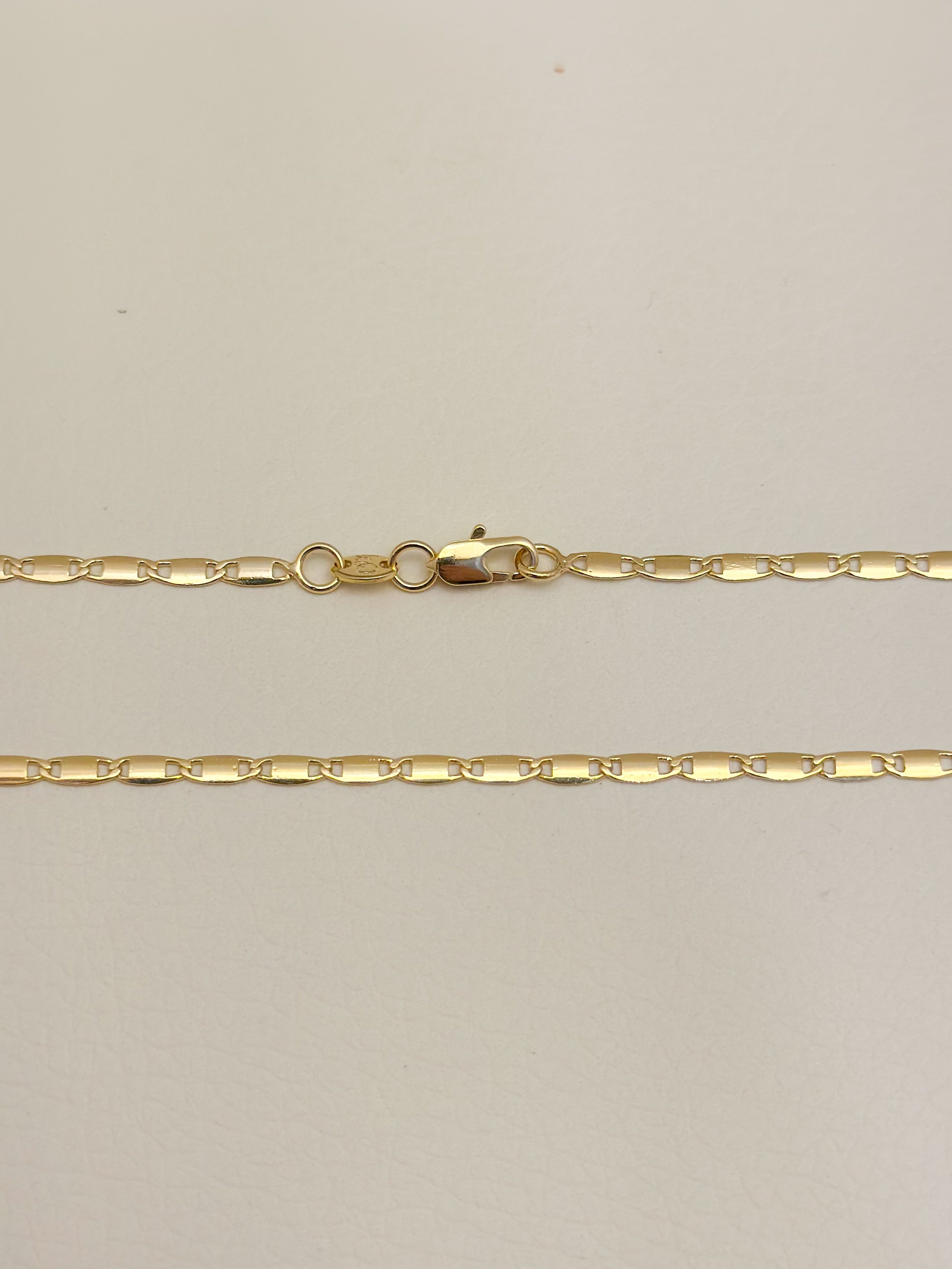 Cadena Laminado Valentino 45 Cm