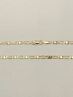Cadena Laminado Cartier Doble 55 Cm