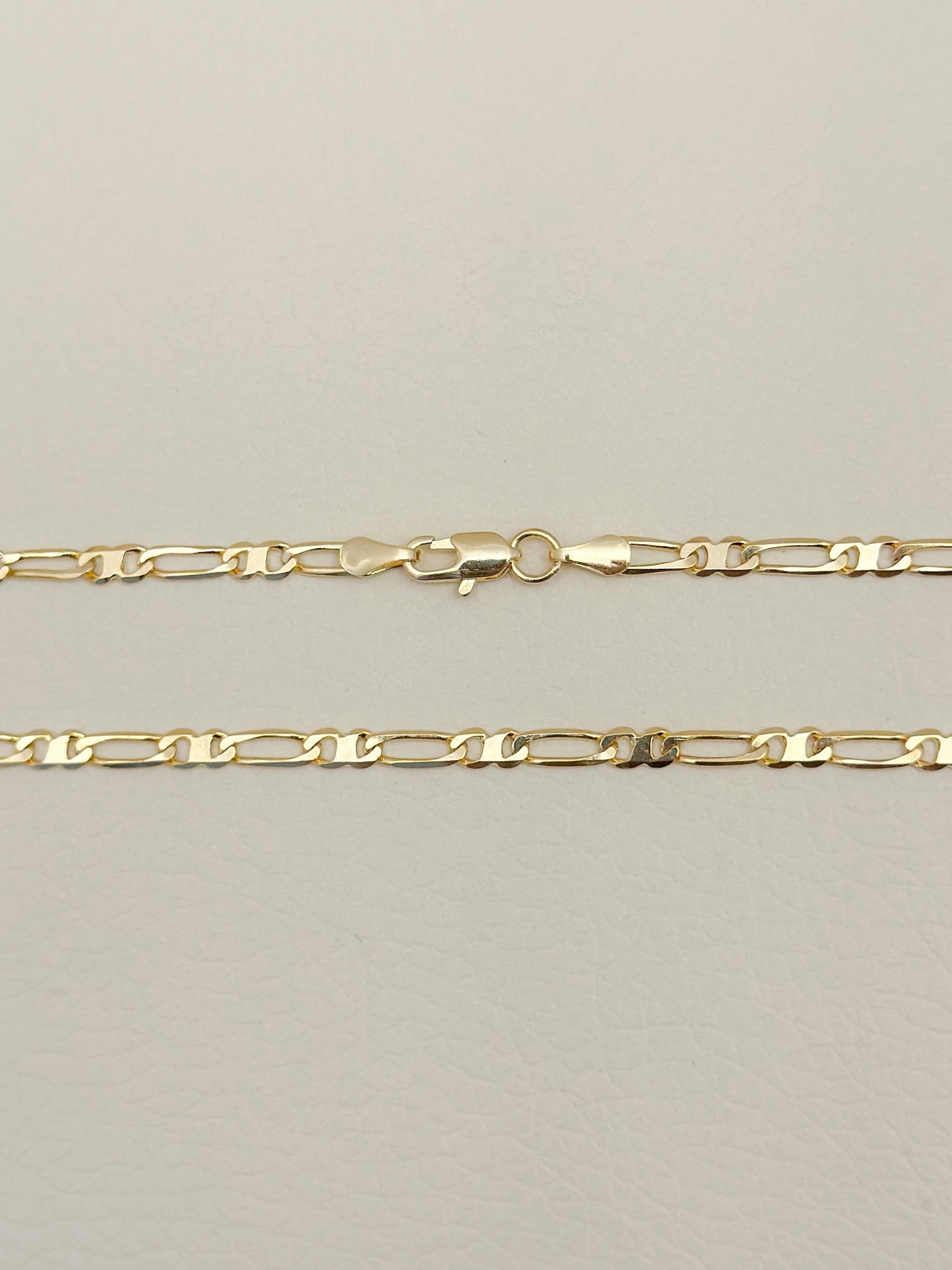 Cadena Laminado Cartier Doble 55 Cm