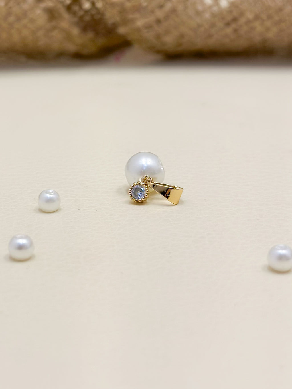 Dije Oro Laminado Zircon (0,5 Cm)