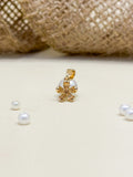Dije Oro Laminado Flor (0,8 Cm)