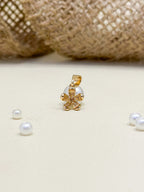 Dije Oro Laminado Flor (0,8 Cm)