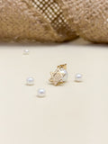 Dije Oro Laminado Estrella De David (1 Cm)