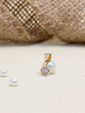Dije Oro Laminado Zircon (0,8 Cm)