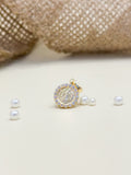 Dije Oro Laminado San Benito Zircones (1,3 Cm)