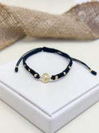 Pulsera Laminado Tejida Virgen Lisa