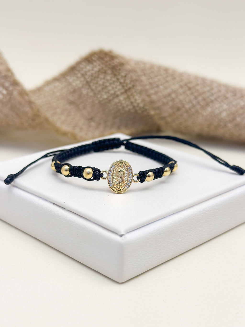 Pulsera Laminado Tejida Virgen Balines