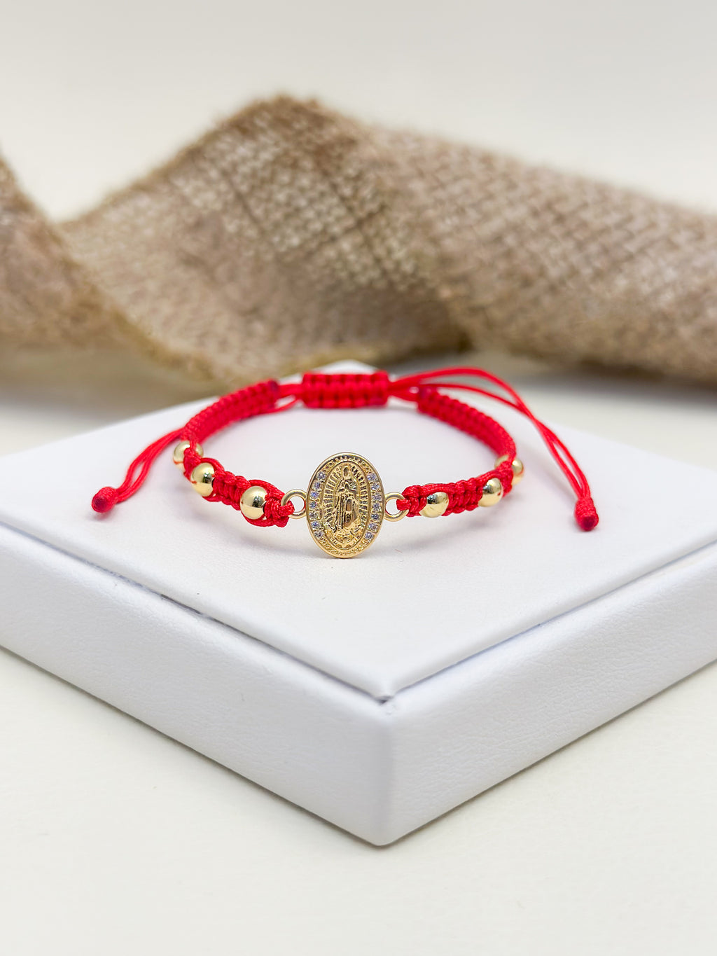 Pulsera Laminado Tejida Virgen Balines