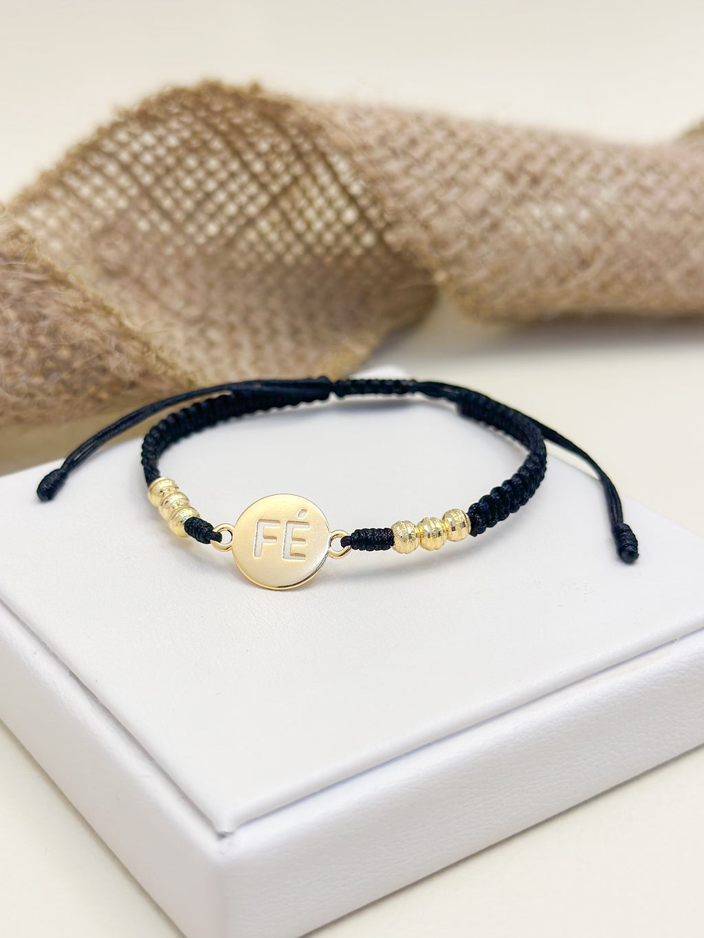 Pulsera Laminado Tejida Fé
