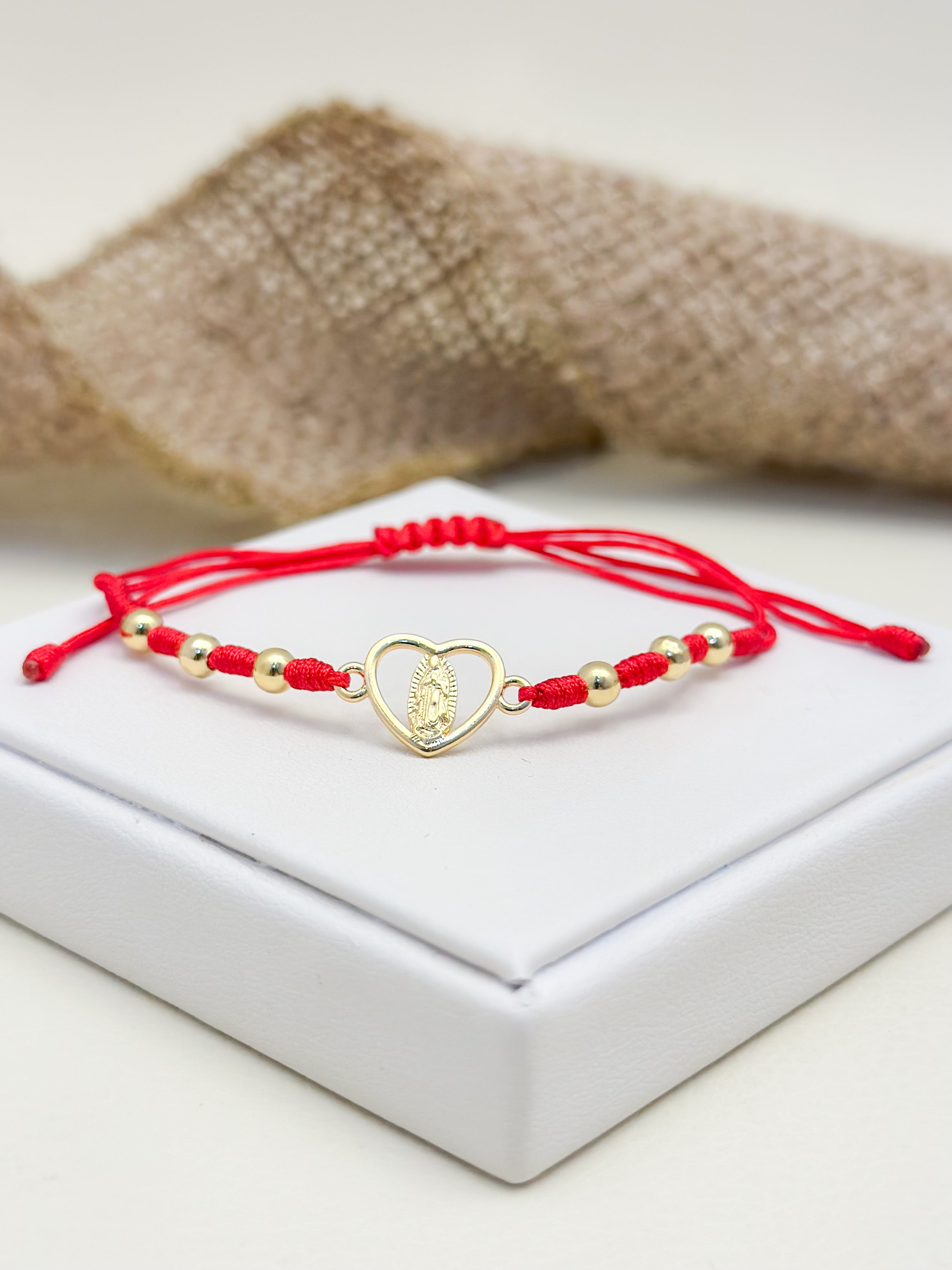 Pulsera Laminado Tejida Virgen