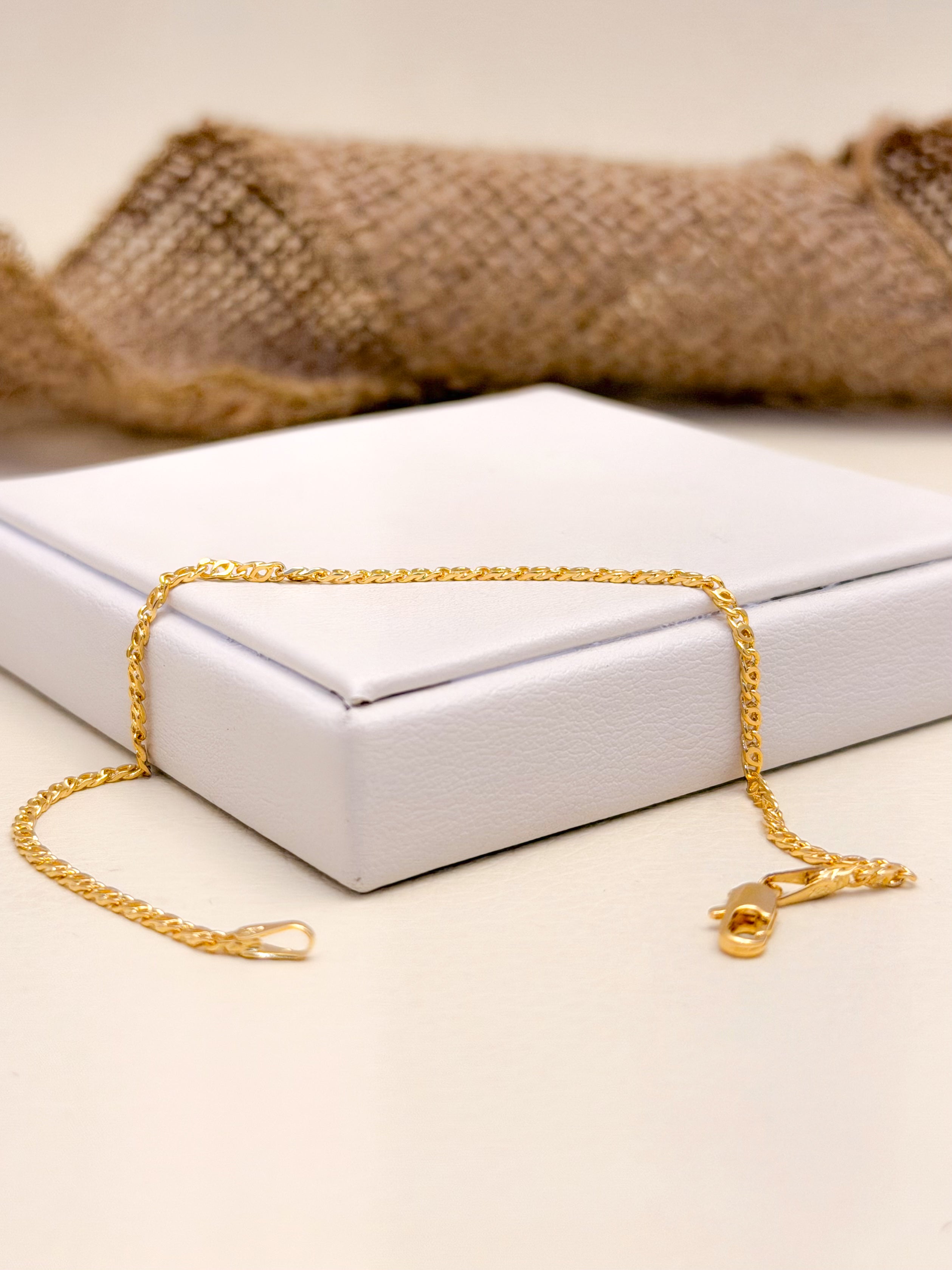 Pulsera Laminado Mini Cubana Trenzada