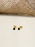 Topo Oro Laminado Zircon #3 Esmeralda