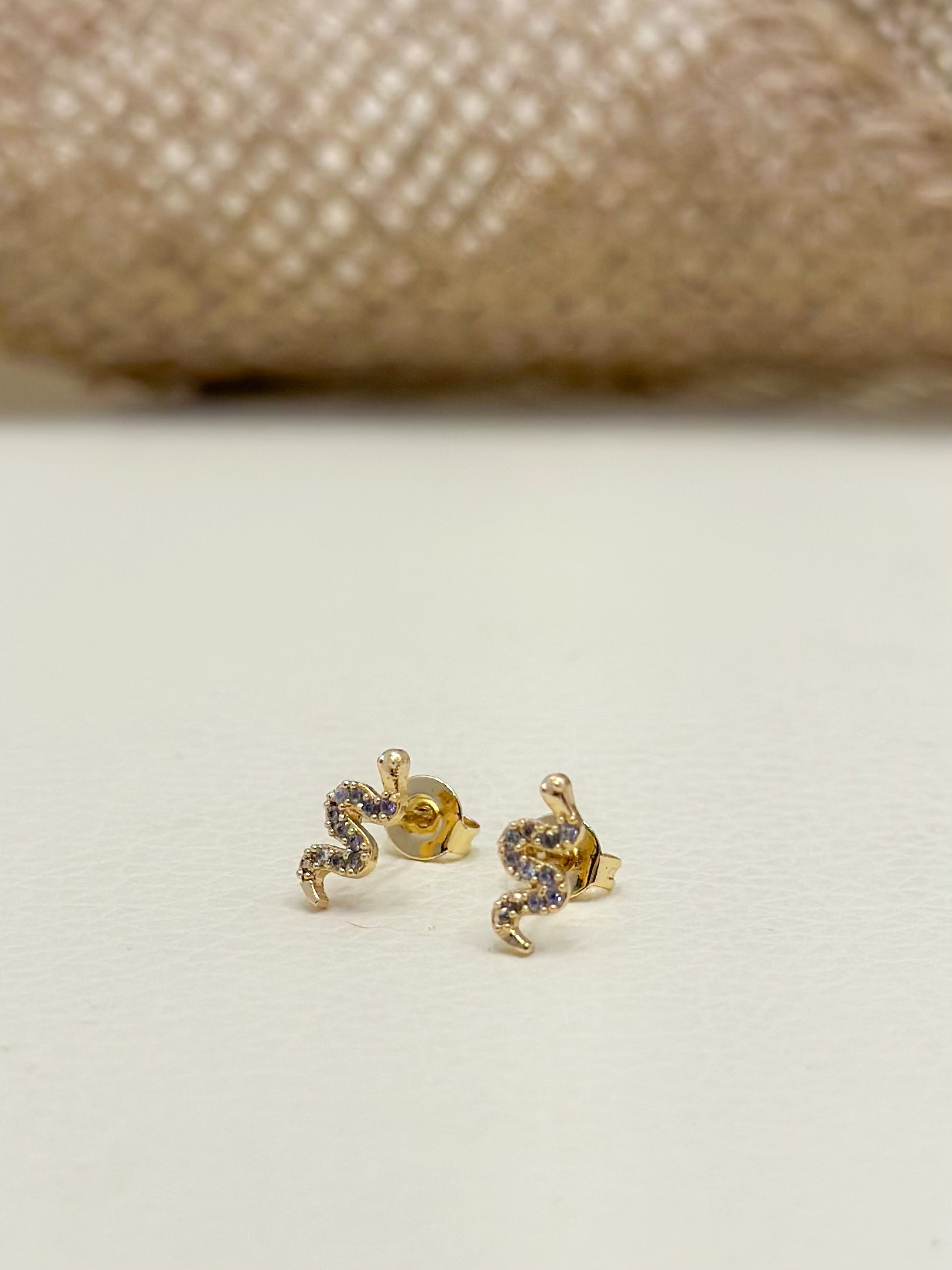 Topo Oro Laminado Serpiente Microzircones