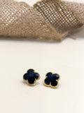 Topo Oro Laminado Trebol Negro