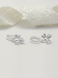 Arete Plata Ley 925 Abeja Microzircones