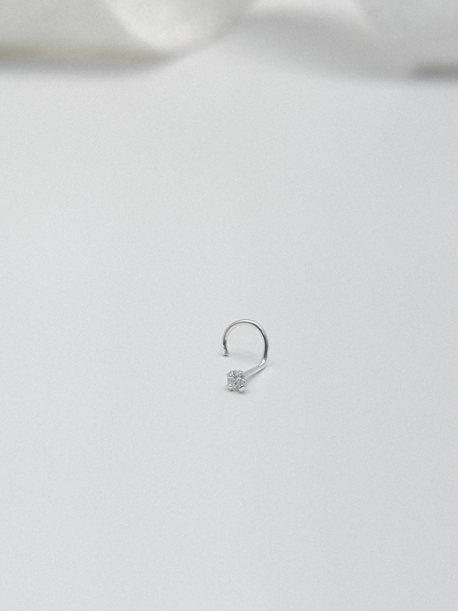 Piercing Nariz Plata Ley 925