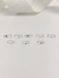 Piercing Nariz Plata Ley 925