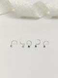 Piercing Nariz Plata Ley 925