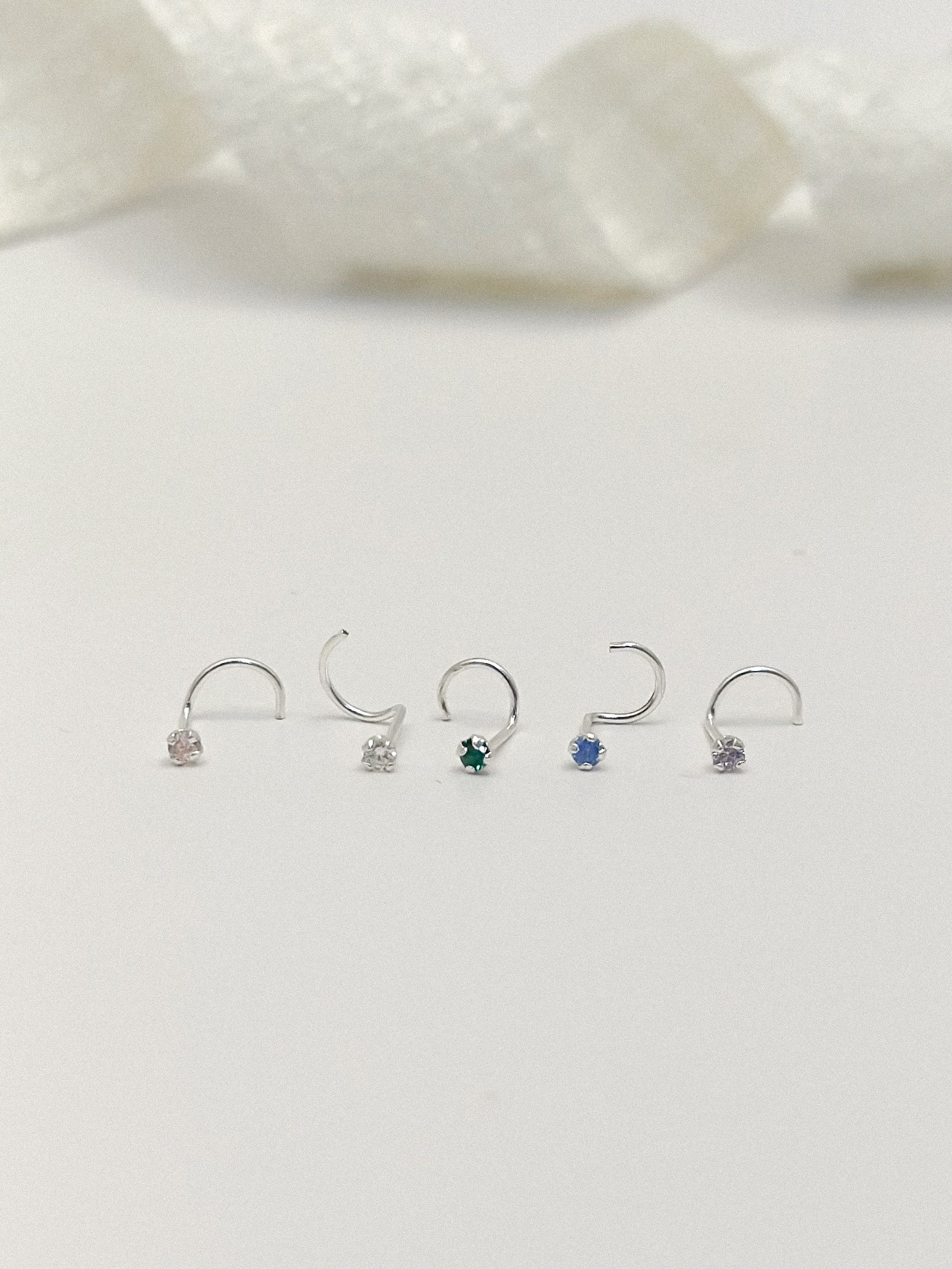 Piercing Nariz Plata Ley 925