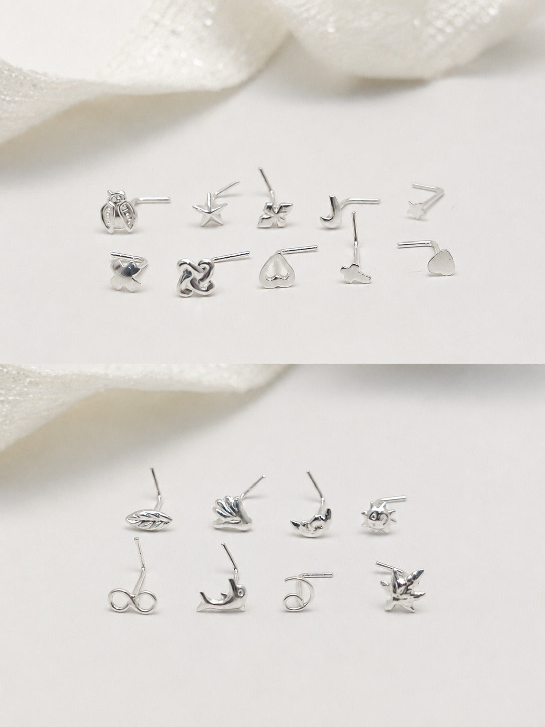 Piercing Nariz Plata Ley 925