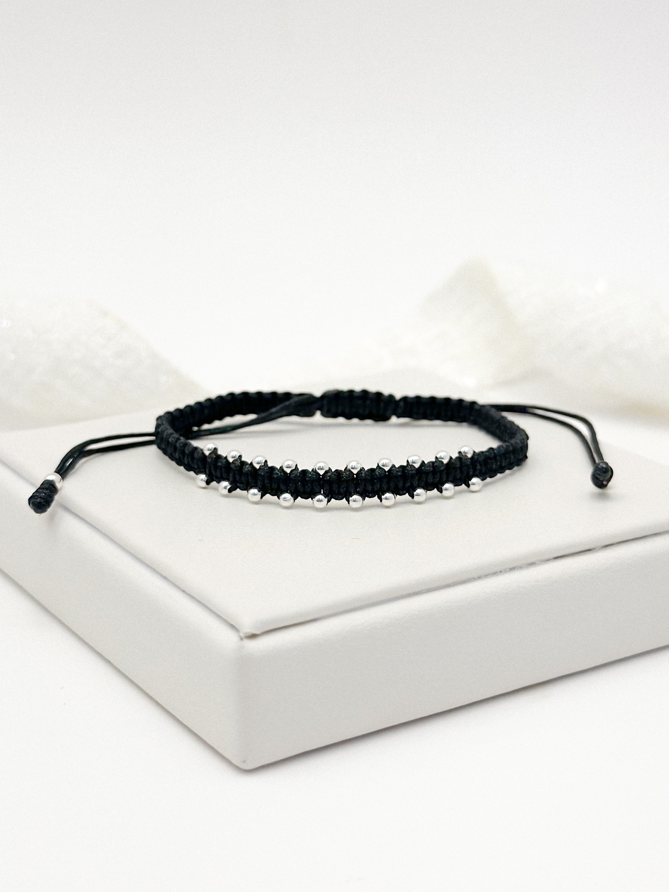 Pulsera Plata Ley 925 Tejida