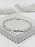 Pulsera Plata Ley 925 Triple