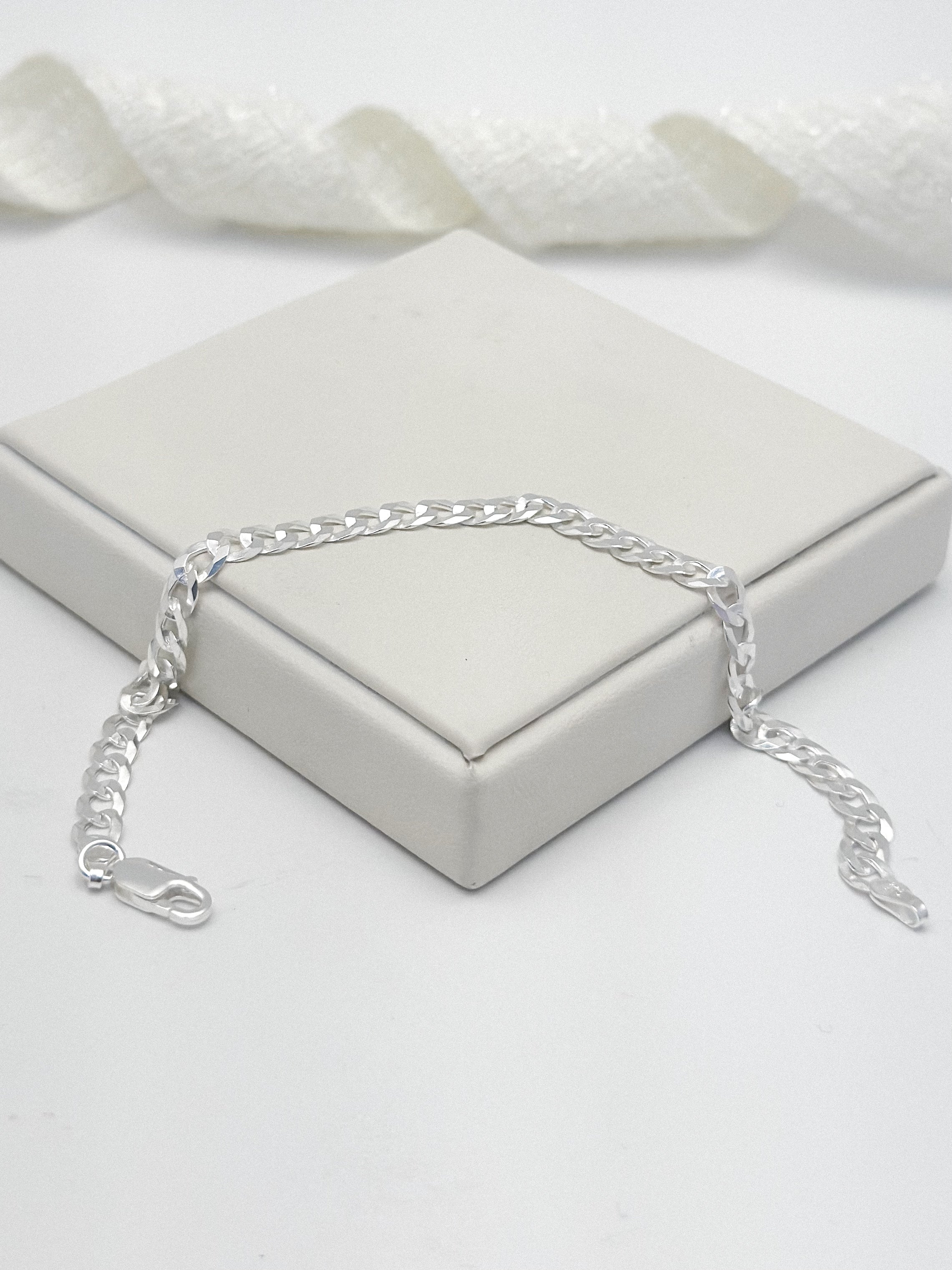 Pulsera Plata Ley 925 Cubana
