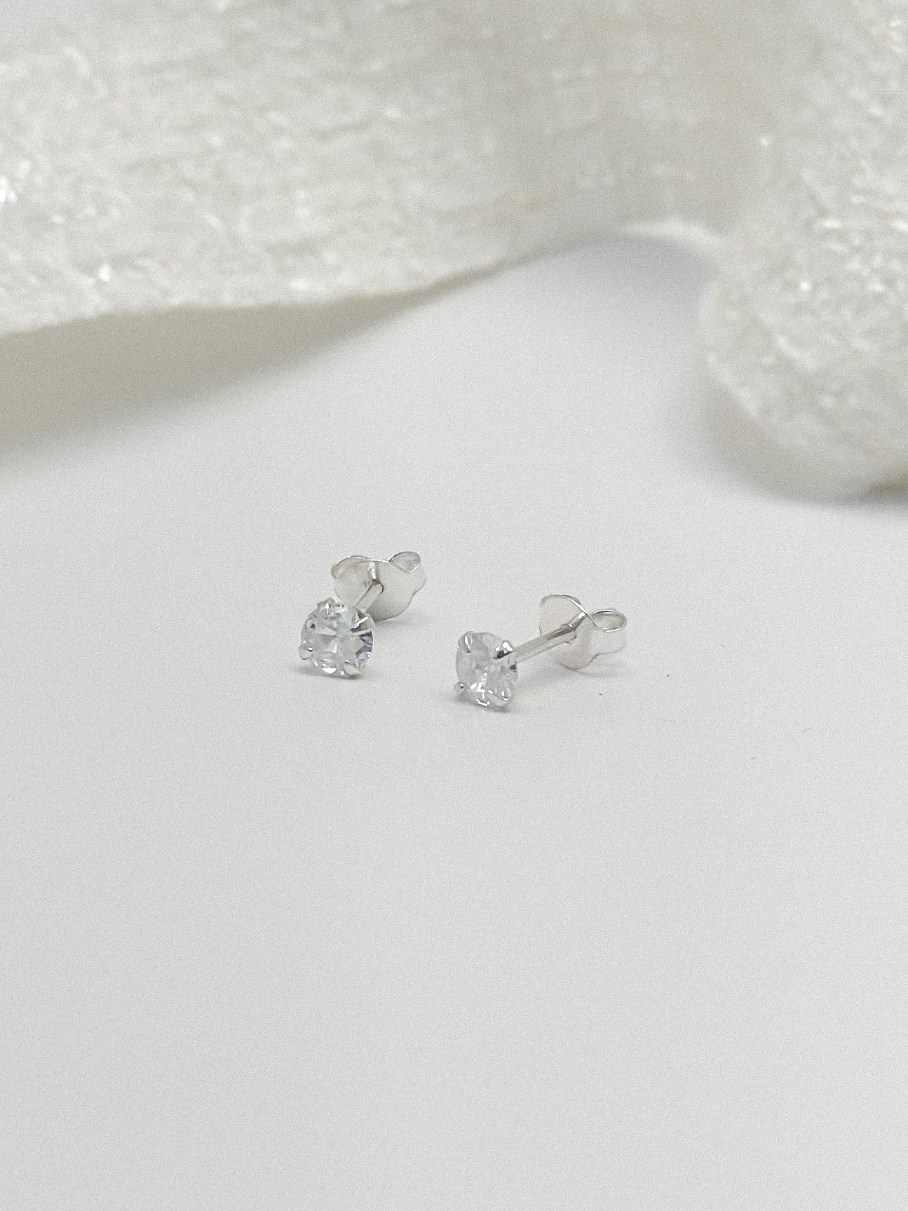 Topo Plata Ley 925 Chispa Redonda