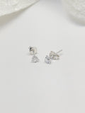Topo Plata Ley 925 Zircon Triangulo Mini