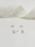 Topo Plata Ley 925 Zircon Triangulo
