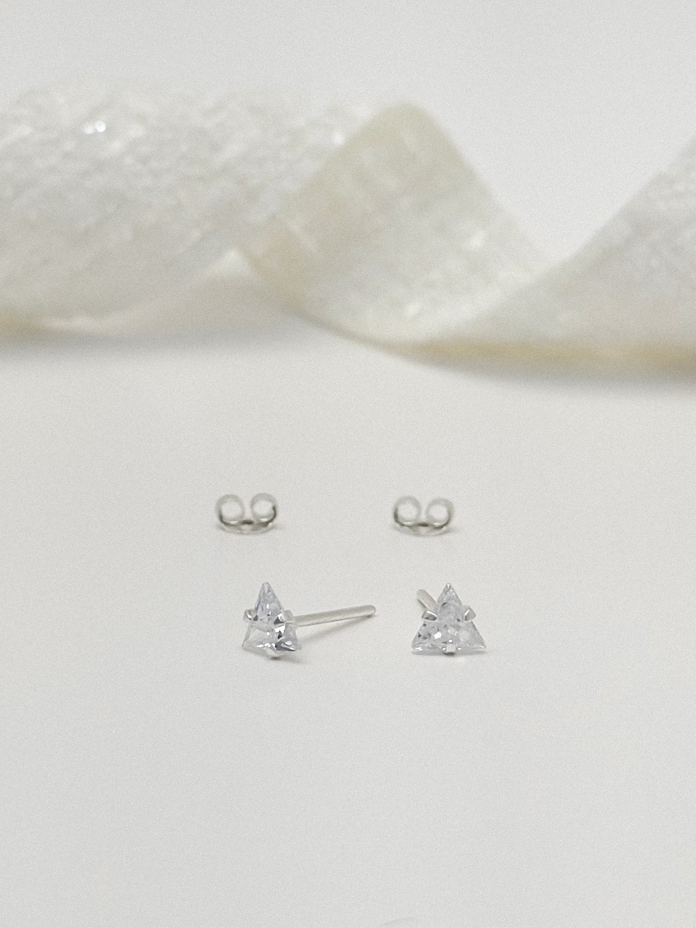Topo Plata Ley 925 Zircon Triangulo