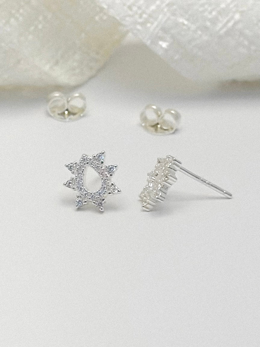 Topo Plata Ley 925 Microzircones Cristal