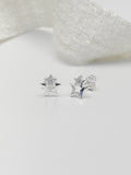 Topo Plata Ley 925 Liso Doble Estrella