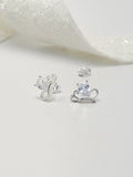 Topo Plata Ley 925 Mariposa Zircon