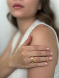 Anillo Eslabones Dorado
