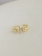 Anillo Flores Hawaianas Rodio