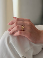 Anillo Doble Mariposas