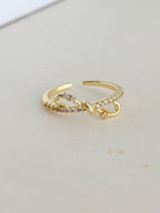 Anillo Moño Microzircon
