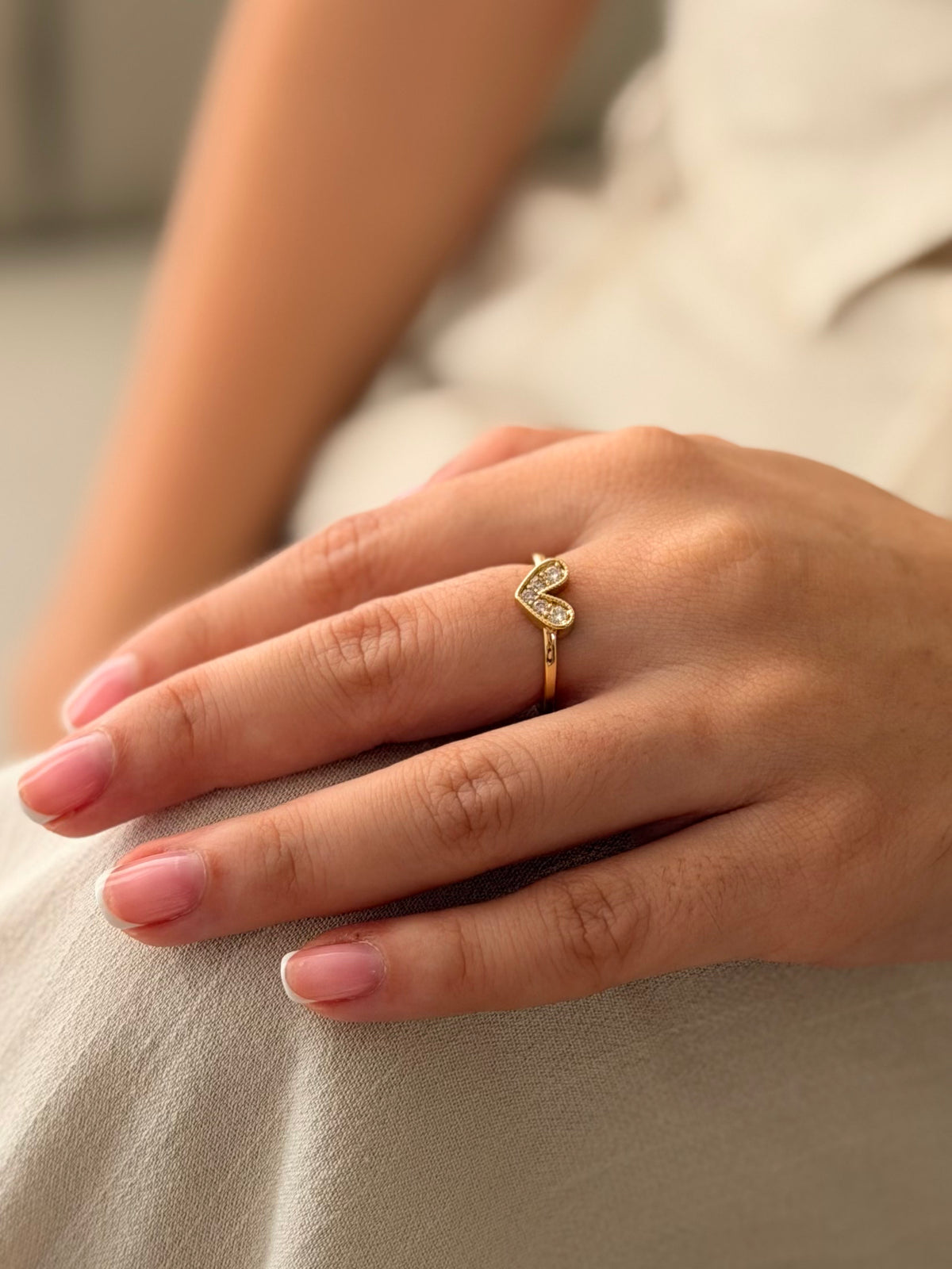Anillo Corazon Trend Cristal