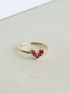 Anillo Corazon Trend Rosa