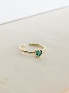 Anillo Corazon Trend Borgoña