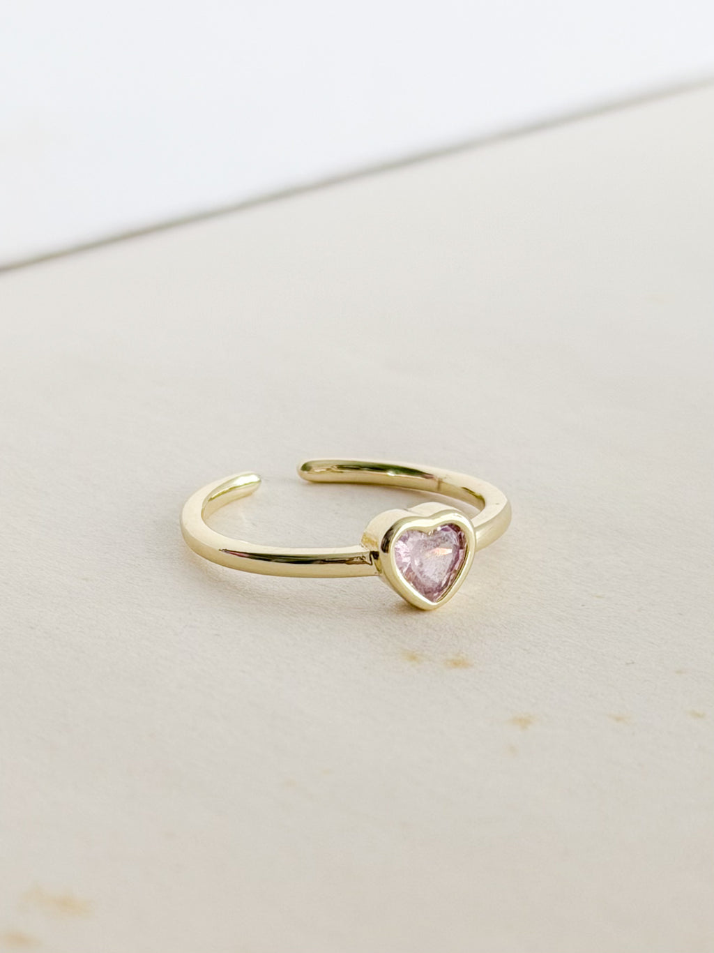 Anillo Corazon Verde Esmeralda