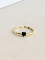 Anillo Corazon Rosa