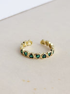 Anillo Corazon Mini Azul