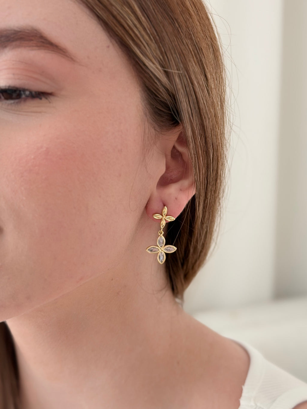 Arete Trebol Zircones