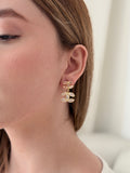 Arete Hoja Zircones