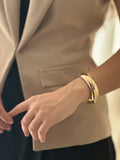 Brazalete Grueso Dorado