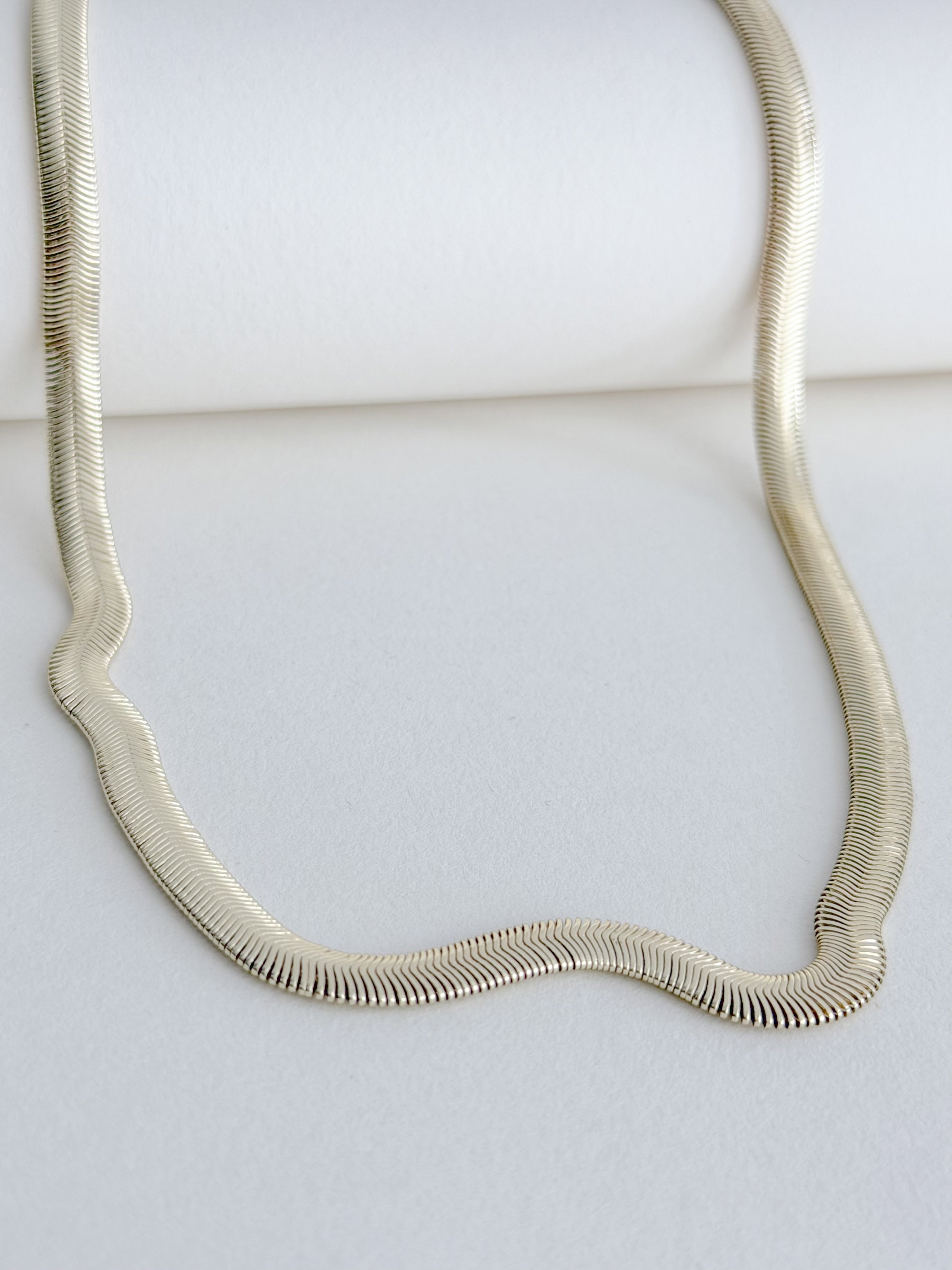 Cadena Snake Maxi Dorado
